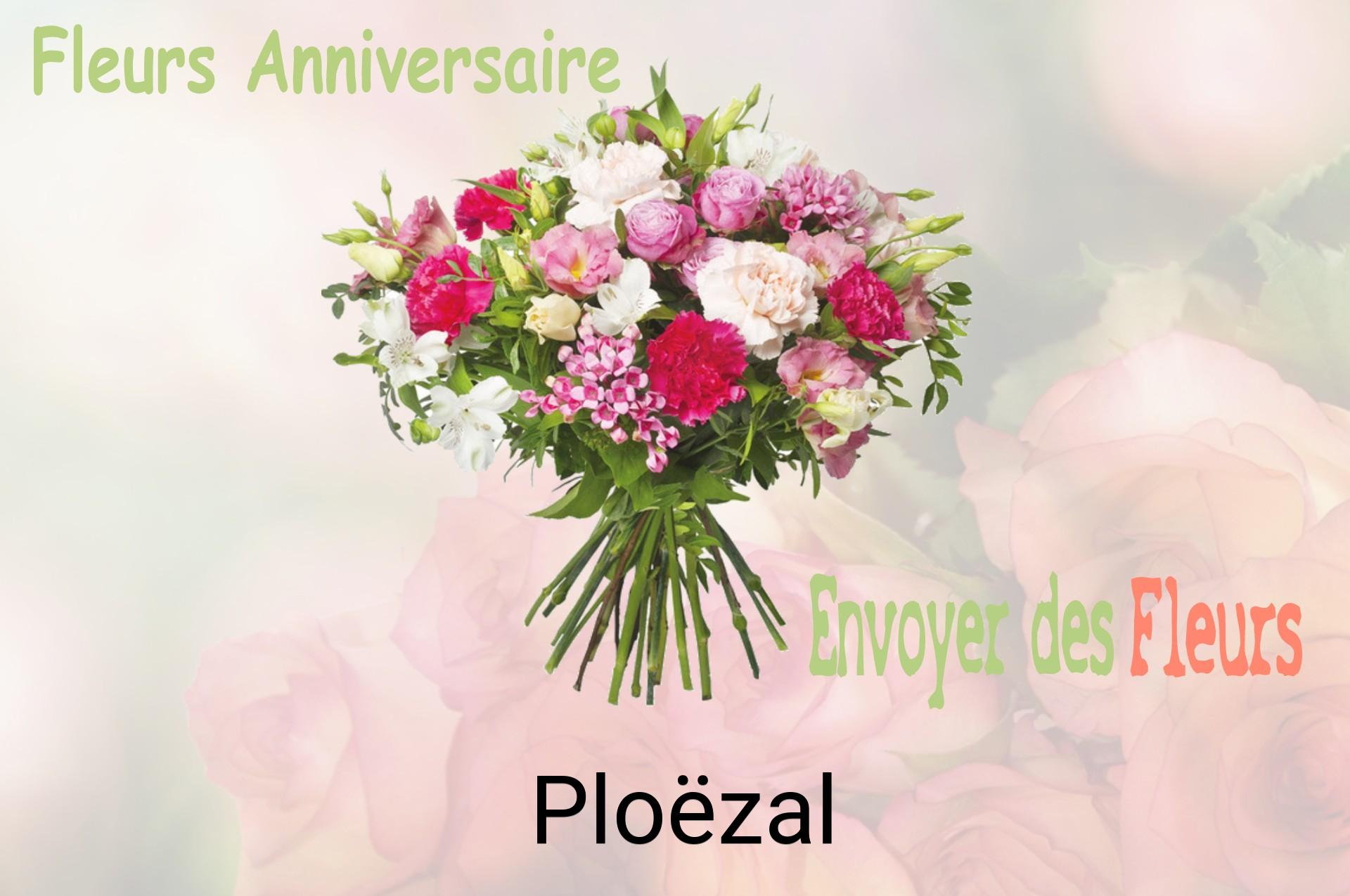 Bouquet de fleurs d’anniversaire livré à Ploëzal
