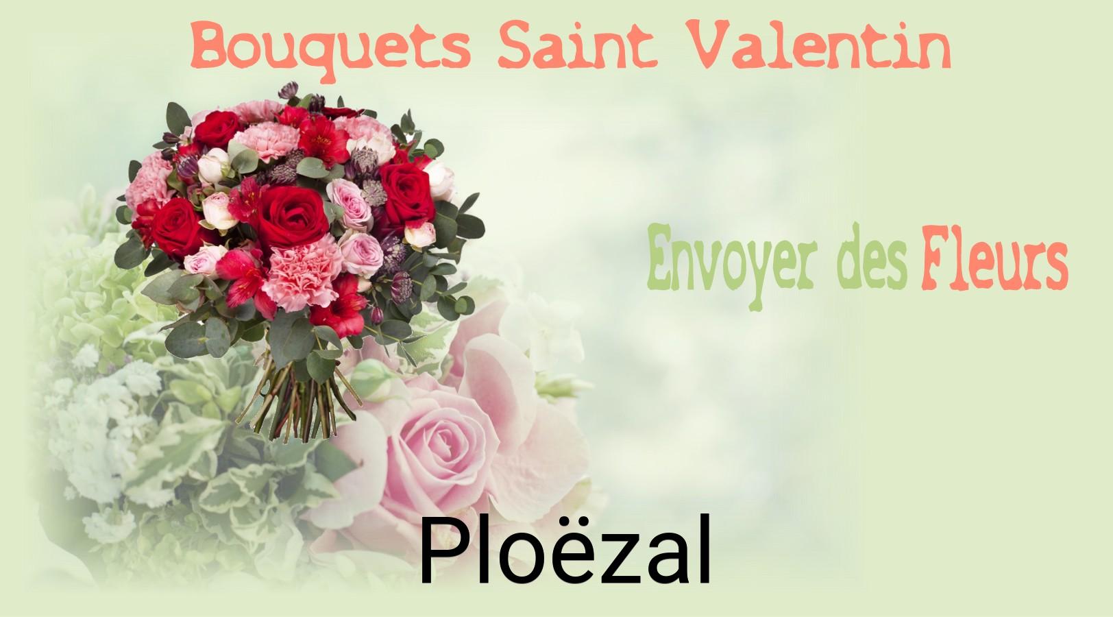 Roses de Saint-Valentin livrées à Ploëzal